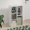 Furinno Moretti Modern Lifestyle TV Stand, Columbia Walnut(White)