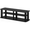 Furinno Turn-N-Tube Handel Stand for TV up to 55 Inch, Espresso(Black)