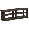 Furinno Turn-N-Tube Handel Stand for TV up to 55 Inch, Espresso(Dark Brown)