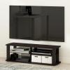Furinno Turn-N-Tube Handel Stand for TV up to 55 Inch, Espresso(Dark Brown)