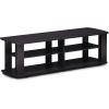 Furinno Turn-N-Tube Handel Stand for TV up to 55 Inch, Espresso(Dark Walnut)