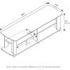 Furinno Turn-N-Tube Handel Stand for TV up to 55 Inch, Espresso(Dark Walnut)