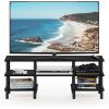 Furinno Turn-N-Tube Handel Stand for TV up to 55 Inch, Espresso(Espresso/Black)