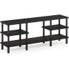Furinno Turn-N-Tube Handel Stand for TV up to 55 Inch, Espresso(Espresso/Black)