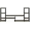 Furinno Turn-N-Tube Handel Stand for TV up to 55 Inch, Espresso(French Oak)