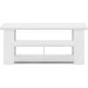 Furinno Turn-N-Tube Handel Stand for TV up to 55 Inch, Espresso(White)