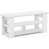 Furinno Turn-N-Tube Handel Stand for TV up to 55 Inch, Espresso(White)