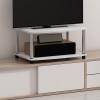 White Oak/Stainless Steel