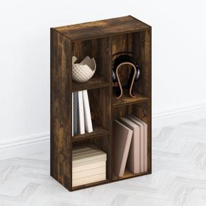 Furinno Moretti Modern Lifestyle TV Stand, Columbia Walnut(Amber Pine)