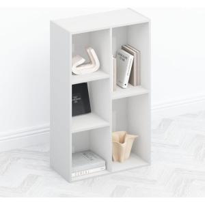 Furinno Moretti Modern Lifestyle TV Stand, Columbia Walnut(White)
