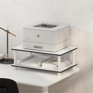 Furinno TURN-S-TUBE TV Stand, 3-Tier No Tools Entertainment Center, TV Console for TV up to 46 Inch, for Living Room, Bedroom, Espresso(White/White)