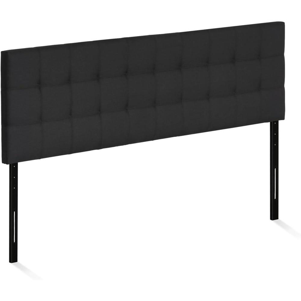 imageFurinno Fb17038KBk Headboard King BlackBlack
