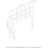 Furinno Roanne Upholstered Tufted Headboard, King, Glacier(Black)