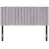 Furinno Roanne Upholstered Tufted Headboard, King, Glacier(Glacier)