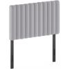 Furinno Roanne Upholstered Tufted Headboard, King, Glacier(Glacier)