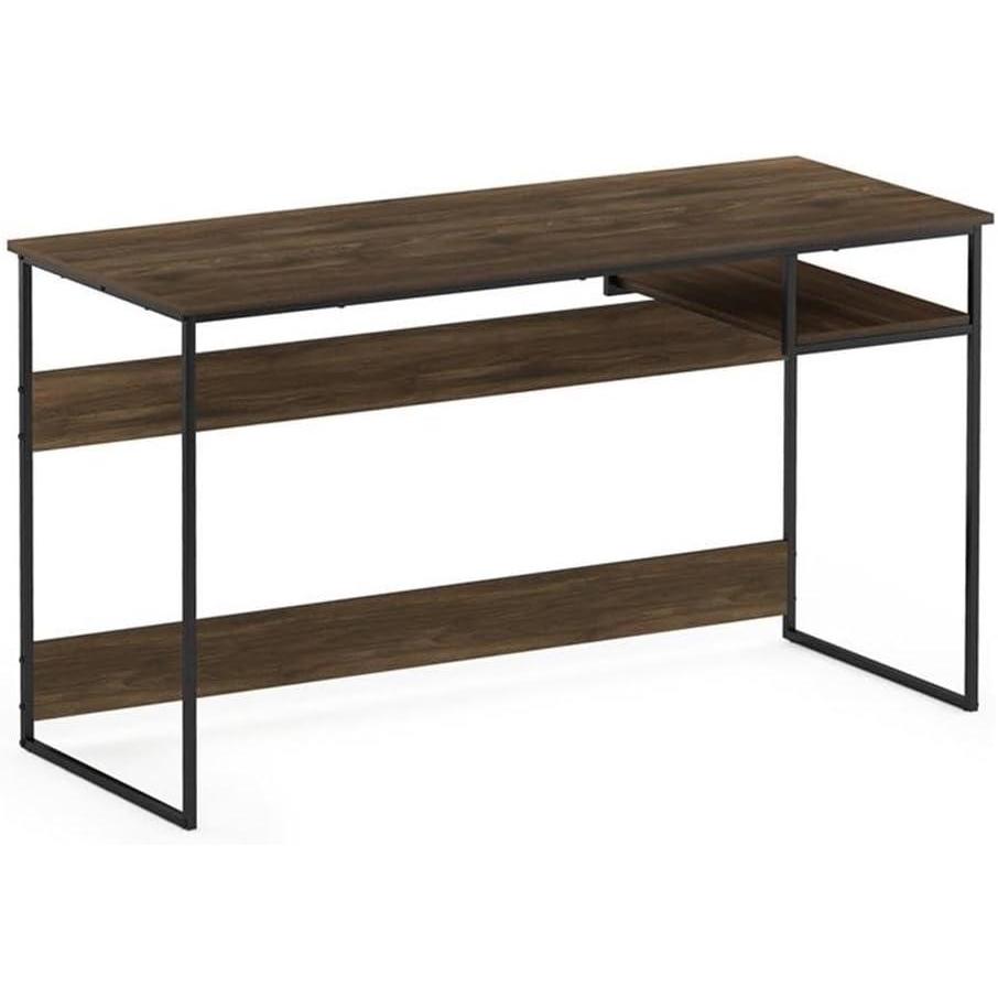 imageFurinno Moretti Lifestyle Study Desk 52 Inches Columbia WalnutColumbia Walnut