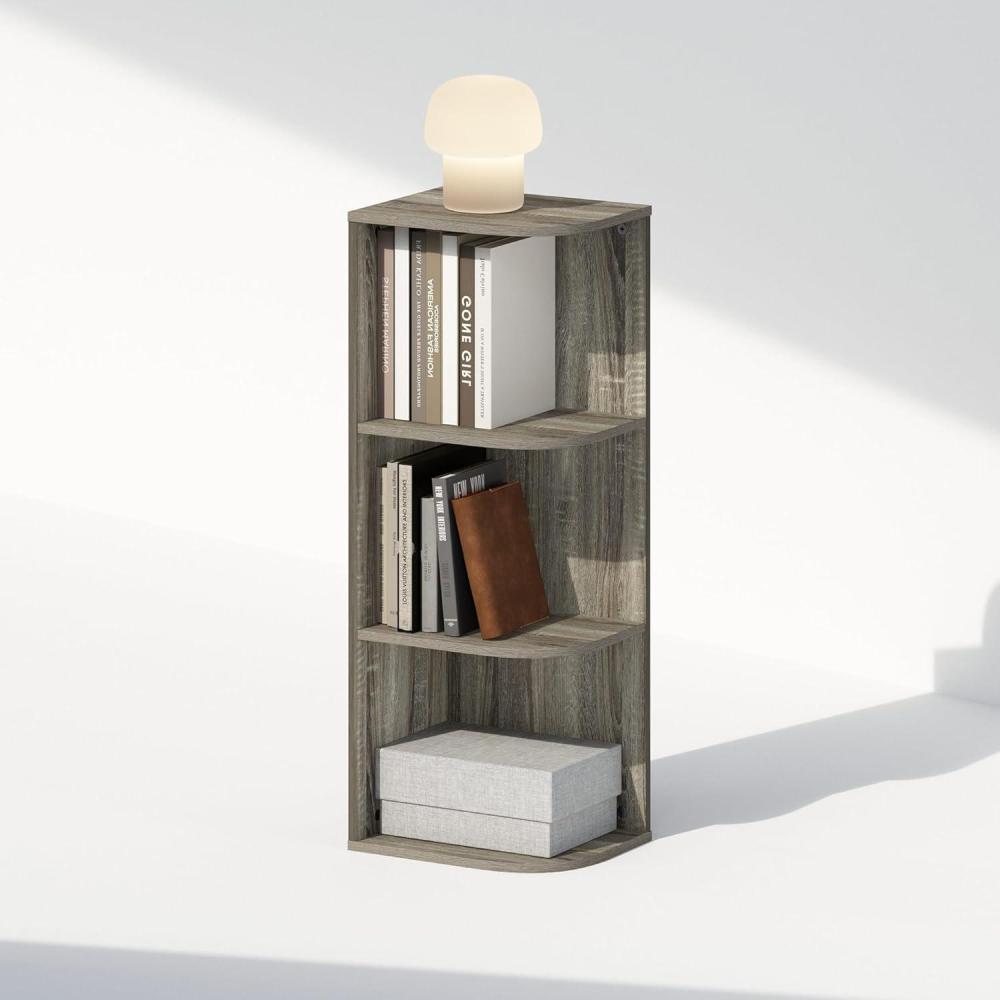imageFurinno Reed Closet Organizers and Storage 5Tier Closet Organizer Open Shelf Closet Storage for Wardrobe Bedroom Living Room WhiteFrench Oak