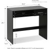 FURINNO Computer Study Writing Desk, Espresso, Model:15110EXBR(Espresso)