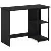 Furinno Camnus Modern Living Computer Desk 40 Inch, Americano/Black(Americano/Black)
