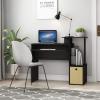 Furinno Econ Multipurpose Home Office Computer Writing Desk, White/Black(Black/Brown)