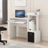 Furinno Econ Multipurpose Home Office Computer Writing Desk, White/Black(White/Black)