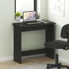 Furinno GO GREEN Desk, 31.5″ Wide Gaming Desk with 2 Side Shelves and Storage Bins, Computer Desk, Office Desk for Home Office, Study Room, Dorm, Bedroom, Beech(Black Espresso)