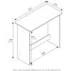 Furinno GO GREEN Desk, 31.5″ Wide Gaming Desk with 2 Side Shelves and Storage Bins, Computer Desk, Office Desk for Home Office, Study Room, Dorm, Bedroom, Beech(Columbia Walnut)