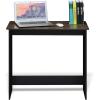 Furinno GO GREEN Desk, 31.5″ Wide Gaming Desk with 2 Side Shelves and Storage Bins, Computer Desk, Office Desk for Home Office, Study Room, Dorm, Bedroom, Beech(Columbia Walnut)