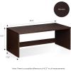 Furinno Indo Low Rise Tatami Writing Desk, Espresso