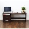 Furinno Indo Low Rise Tatami Writing Desk, Espresso