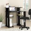 Furinno JAYA Simple Design Computer Writing Desk, Walnut(Americano/Stainless Steel)