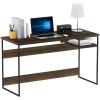 Furinno Moretti Lifestyle Study Desk, 52 Inches, Columbia Walnut(Columbia Walnut)