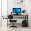 Furinno Moretti Lifestyle Study Desk, 52 Inches, Columbia Walnut(French Oak Grey)