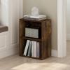 Furinno PASIR Book Shelf, 4-Tier Bookshelf, Bookcase with Open Shelf, 9.4 x 23.6 x 41.7, for Living Room, Bedroom, Home Office, Espresso(Amber Pine)