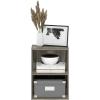Furinno PASIR Book Shelf, 4-Tier Bookshelf, Bookcase with Open Shelf, 9.4 x 23.6 x 41.7, for Living Room, Bedroom, Home Office, Espresso(French Oak)