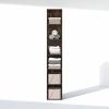 Furinno Reed Closet Organizers and Storage, 5-Tier Closet Organizer, Open Shelf Closet Storage, for Wardrobe, Bedroom, Living Room, White(Amber Pine)