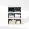 Furinno Reed Closet Organizers and Storage, 5-Tier Closet Organizer, Open Shelf Closet Storage, for Wardrobe, Bedroom, Living Room, White(Plain White)
