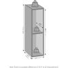 Furinno Reed Closet Organizers and Storage, 5-Tier Closet Organizer, Open Shelf Closet Storage, for Wardrobe, Bedroom, Living Room, White(White)