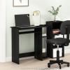 Furinno Simplistic Easy Assembly Computer Desk, With Keyboard Tray, Light Cherry/Black(Americano/Stainless Steel)