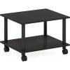 Furinno Turn-N-Tube 3-Tier Toolless Multipurpose Printer Stand Display Storage Shelf(Espresso/Black)