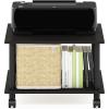 Furinno Turn-N-Tube 3-Tier Toolless Multipurpose Printer Stand Display Storage Shelf(Espresso/Black)