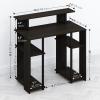 Furinno Turn-N-Tube 3-Tier Toolless Multipurpose Printer Stand Display Storage Shelf(Walnut)