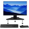 Furinno Turn-N-Tube Monitor Riser Stand, White Oak, Stainless Steel Tubes(Americano)