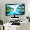 Furinno Turn-N-Tube Monitor Riser Stand, White Oak, Stainless Steel Tubes(White Oak)
