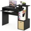 Furinno Econ Multipurpose Home Office Computer Writing Desk, White/Black(Black/Brown)