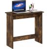 Furinno GO GREEN Desk, 31.5″ Wide Gaming Desk with 2 Side Shelves and Storage Bins, Computer Desk, Office Desk for Home Office, Study Room, Dorm, Bedroom, Beech(Amber Pine)