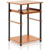 Furinno Home Laptop Notebook Computer Desk, Light Cherry/Black