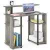 Furinno JAYA Simple Design Computer Writing Desk, Walnut(French Oak/Black)