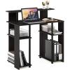 Furinno JAYA Simple Design Computer Writing Desk, Walnut(Walnut/Black)