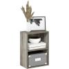 Furinno PASIR Book Shelf, 4-Tier Bookshelf, Bookcase with Open Shelf, 9.4 x 23.6 x 41.7, for Living Room, Bedroom, Home Office, Espresso(French Oak)